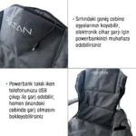 Platan Chair Ones-F Premium Katlanır Kamp Piknik Sandalyesi - Koltuğu - Görsel 7