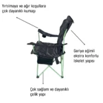 Platan Chair Ones-F Premium Katlanır Kamp Piknik Sandalyesi - Koltuğu - Görsel 9