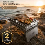 Platan Handy Ones-C Paslanmaz Çelik Katlanır Mangal Büyük Boy